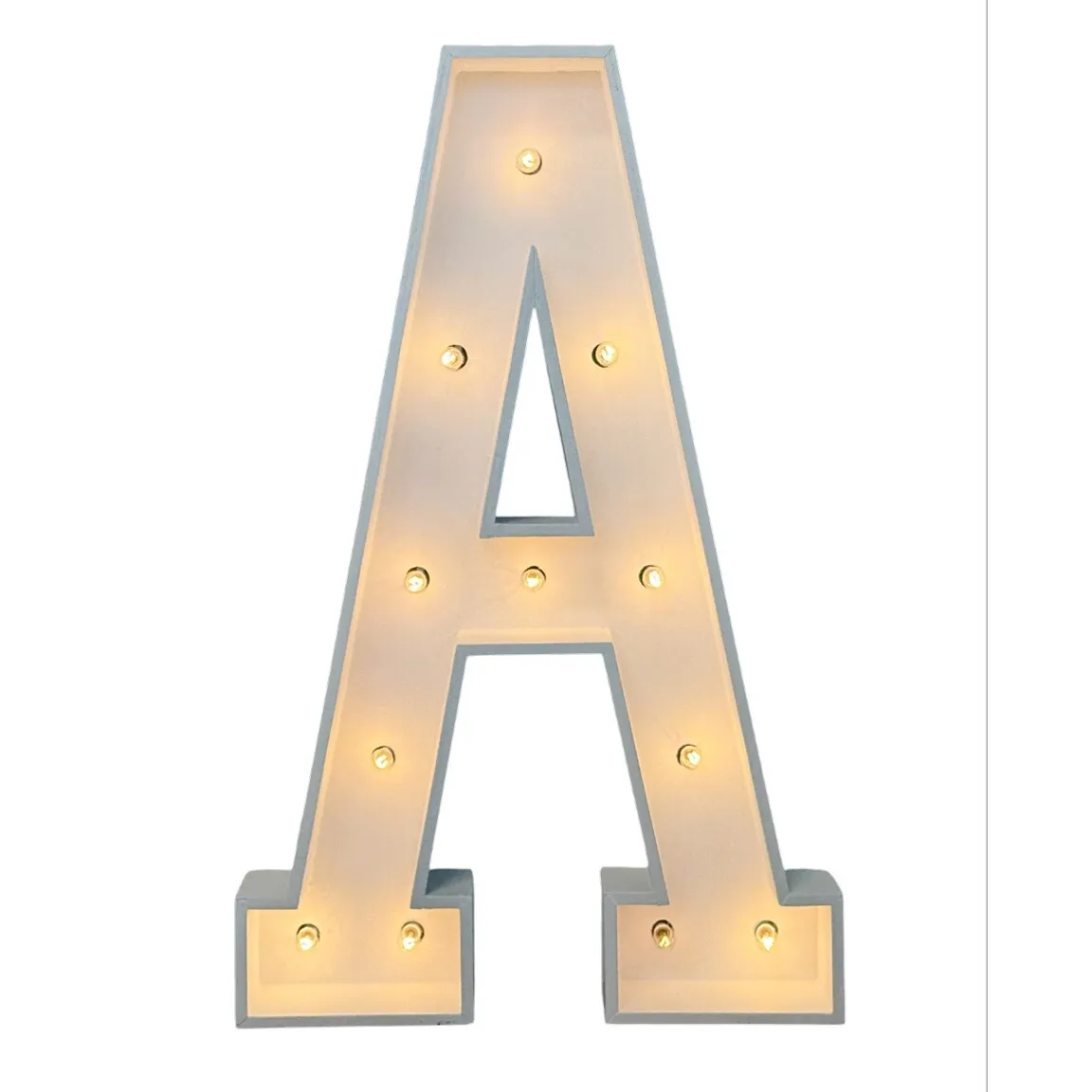 Marquee letter - A