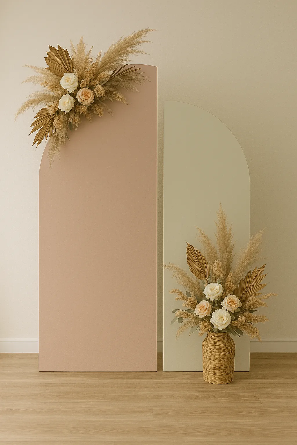 Backdrop - Two-Piece Large Curved Backdrop Rental