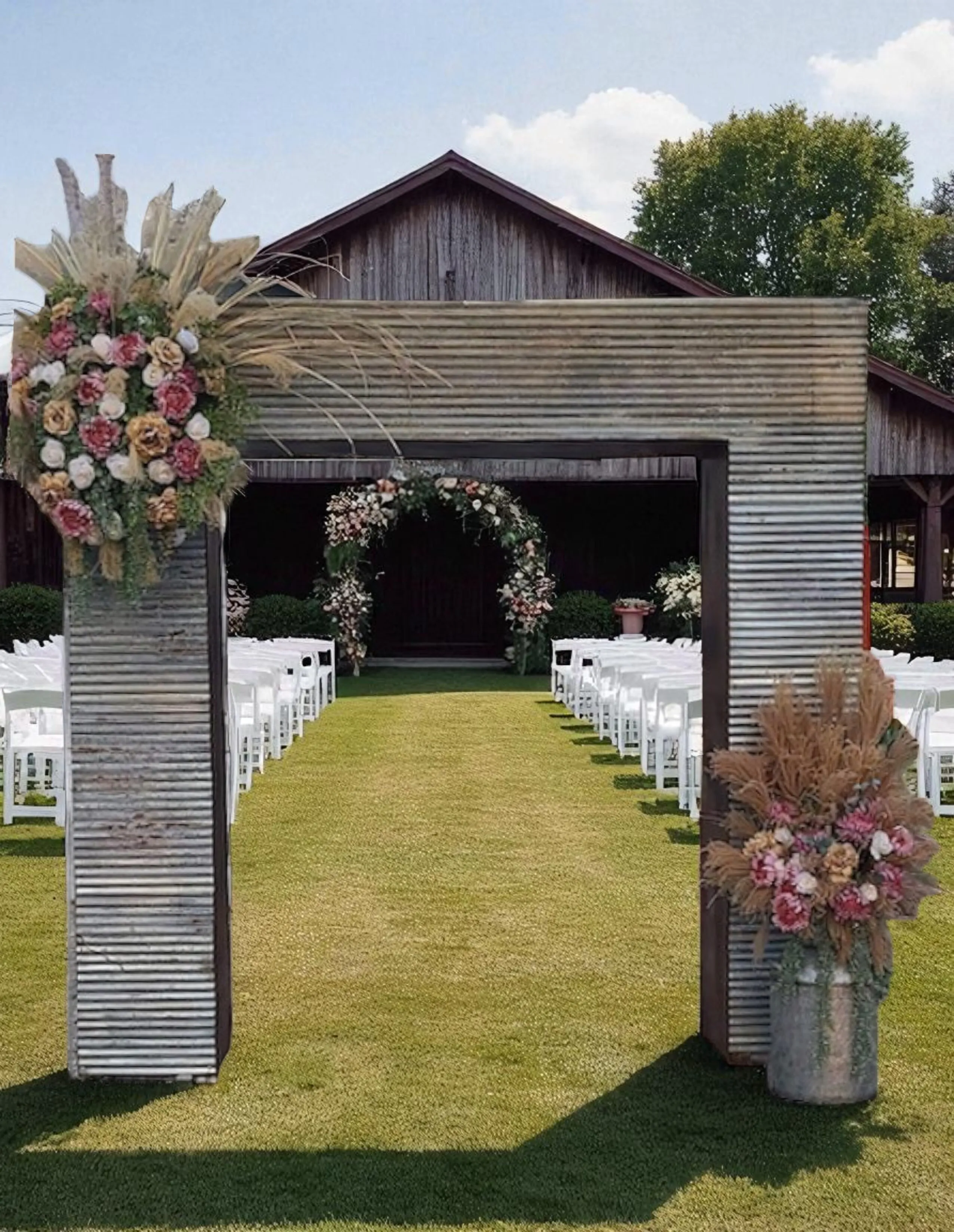 Arch - Galvanized Wedding Arch Backdrop