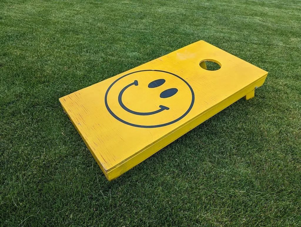 Smile Corn Hole Boards 