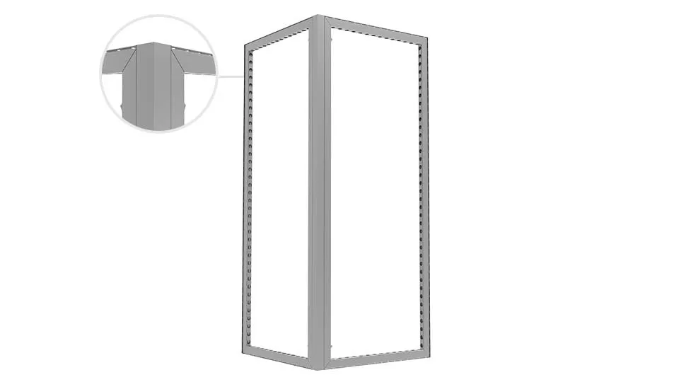 L-corner A1 profil A 992mm