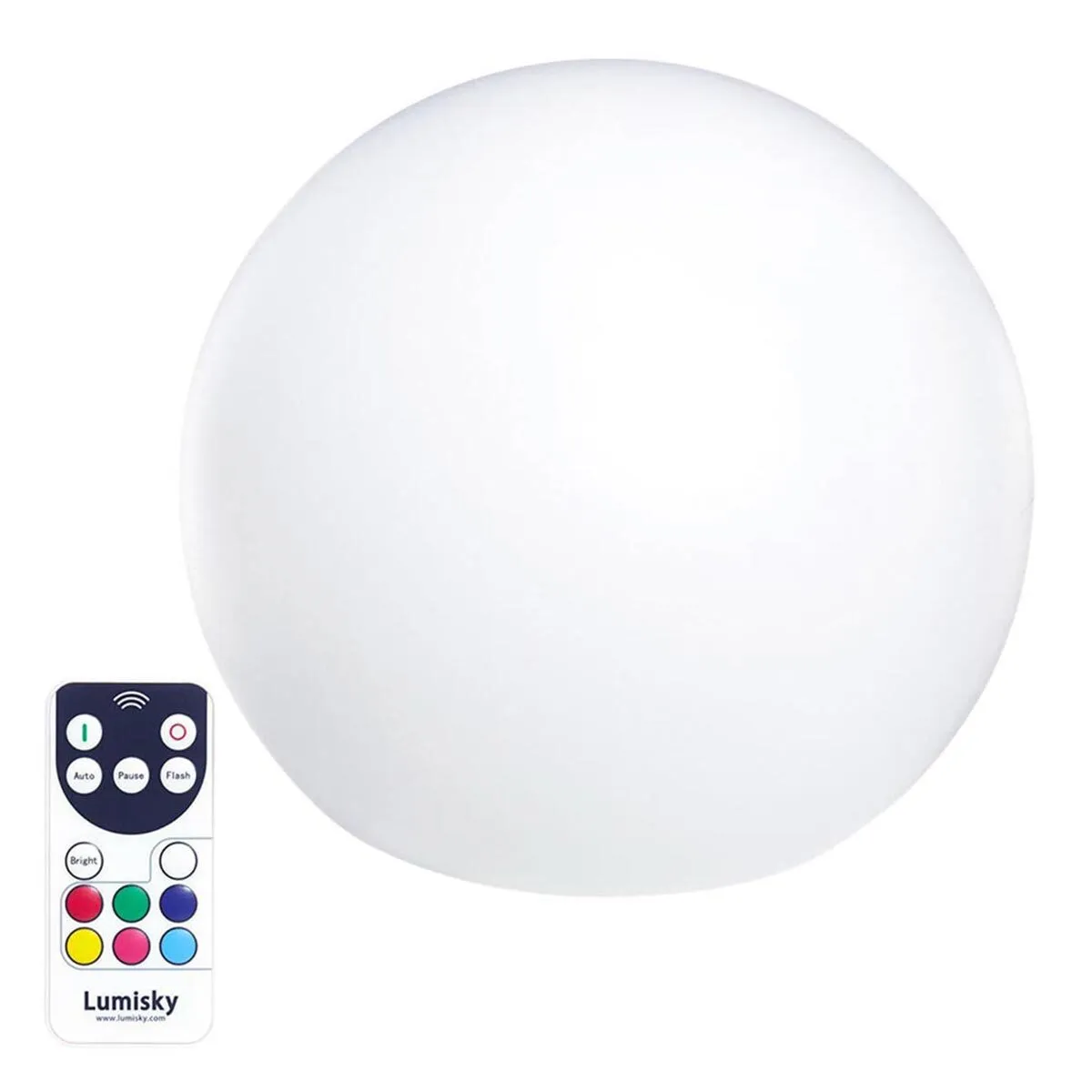 Pack 10 boules lumineuses LED 50 cm