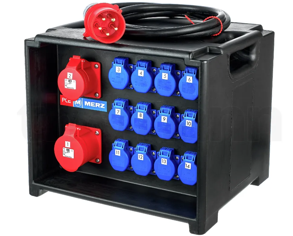 Coffret 32A tri 12 sorties 16A