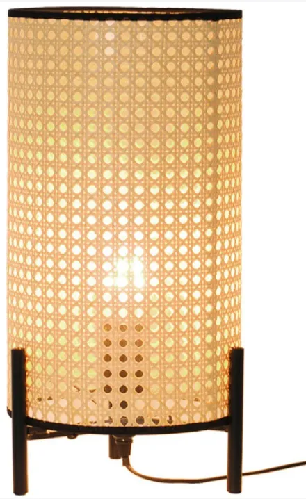 Lampe cannage