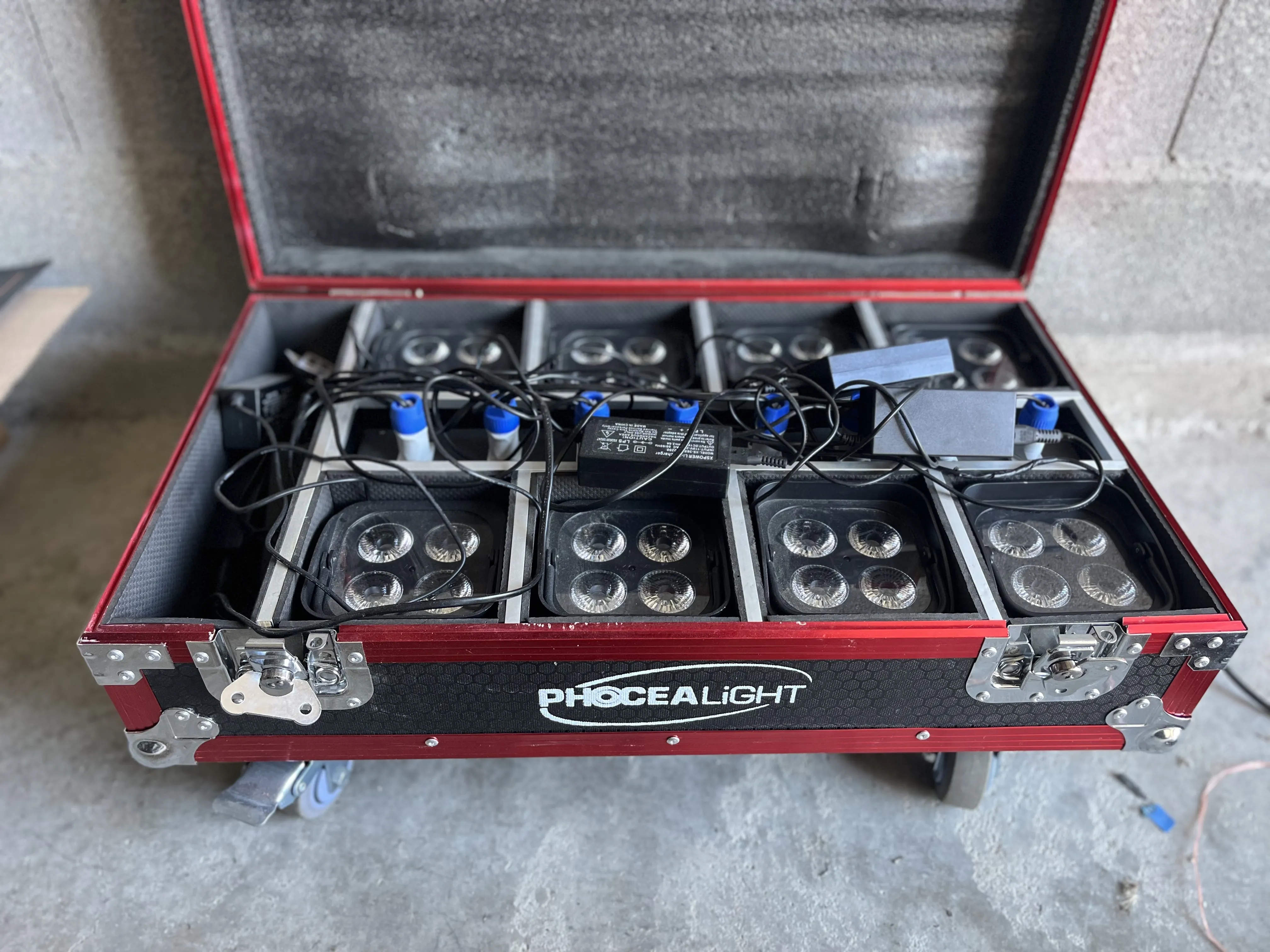 Pack 16 projecteur déco batterie