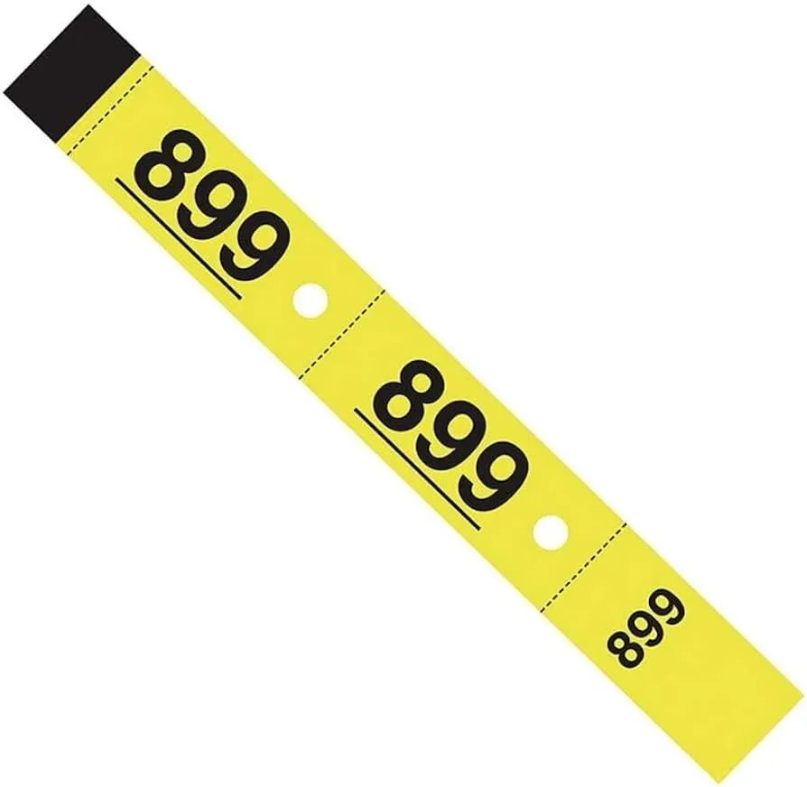 Ticket vestiaire (lot de 50)