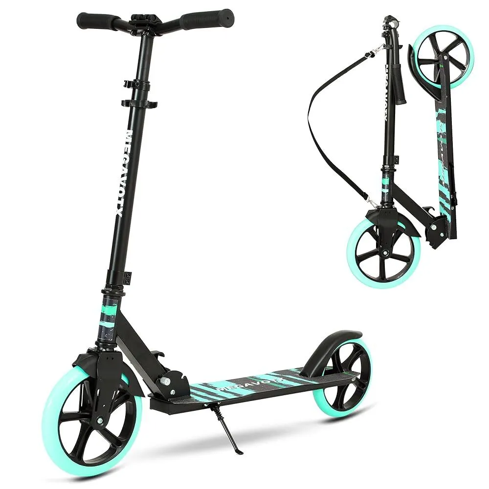 Megavotx Foldable Kick Scooter w/ Cupholder 