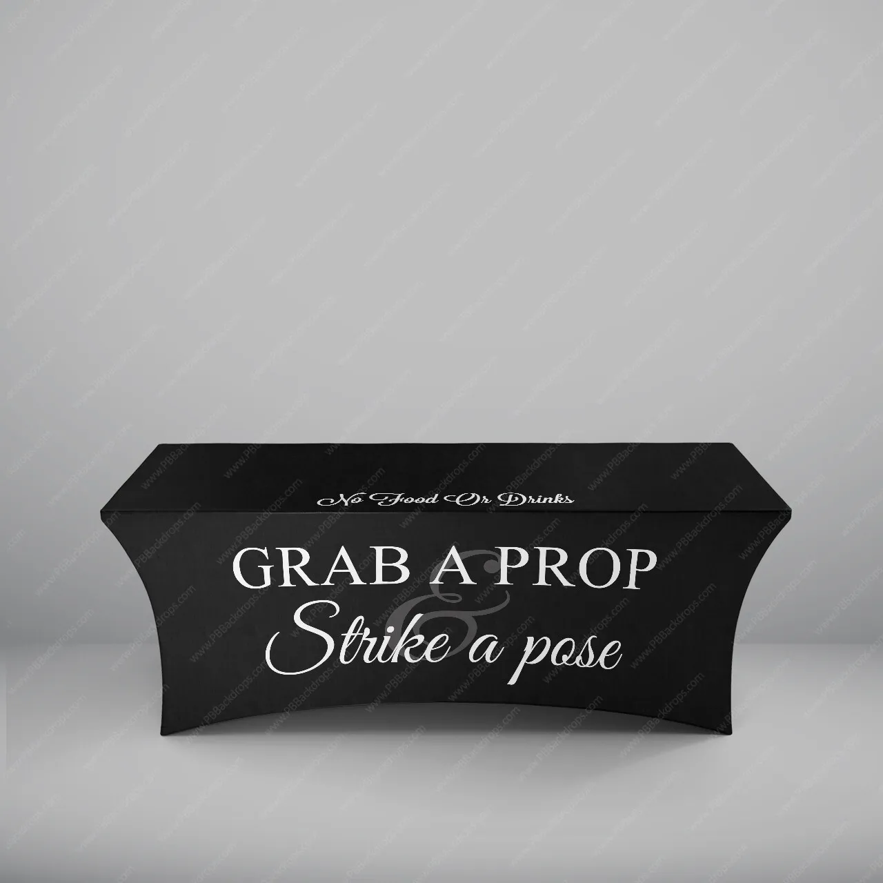 Photo Booth Backdrop, Props, and Table Package
