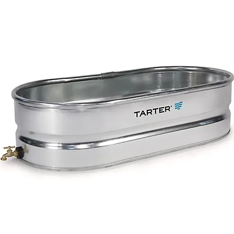 Galvanized 40 Gallon Trough