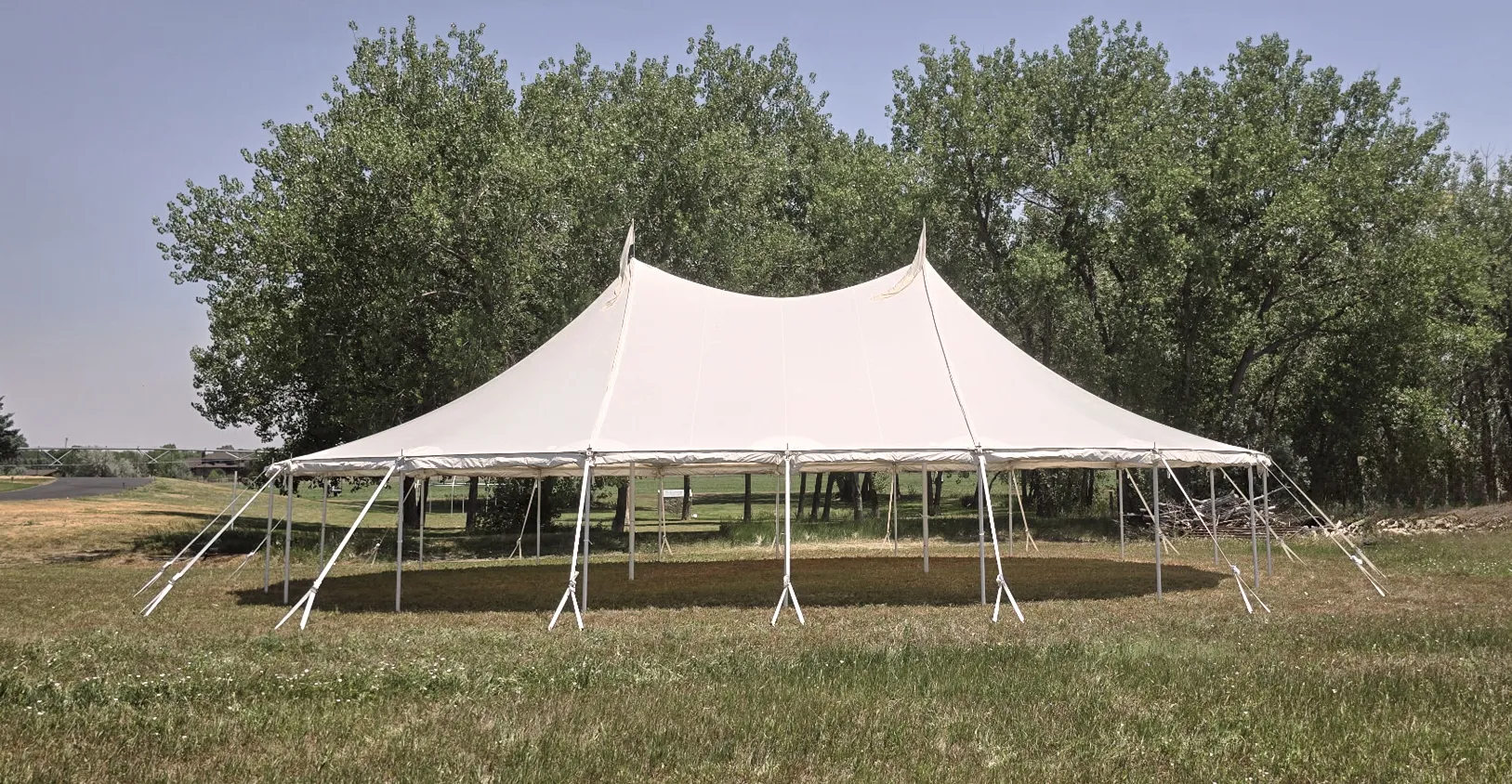44'x63' Tide Water Sailcloth Tent