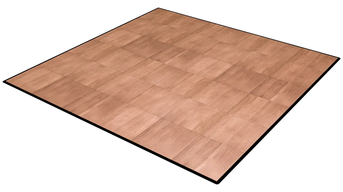 15x15 Dark Maple Dance Floor
