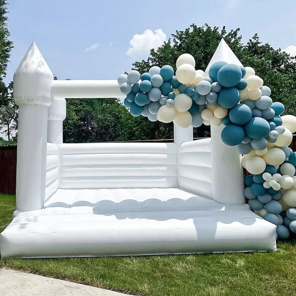 White Wedding Bounce Castle