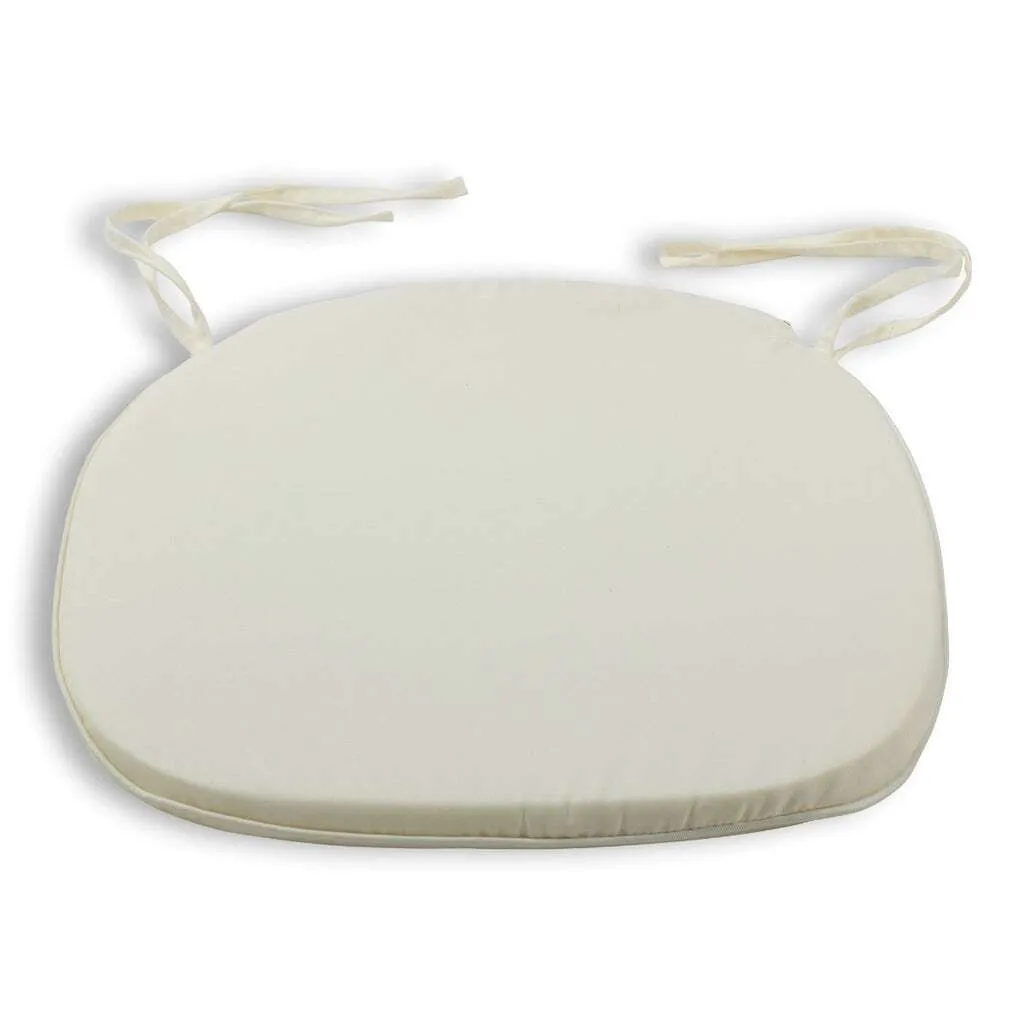 Ivory Cross Back Cushion