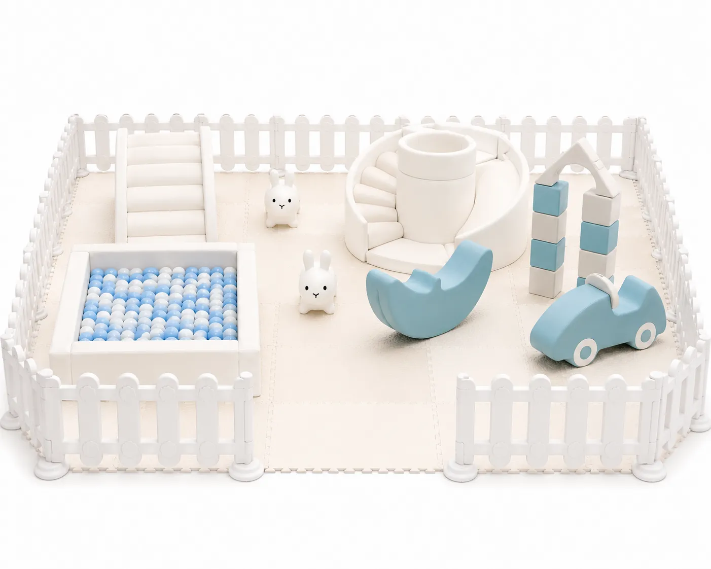 Blue Soft Play Set