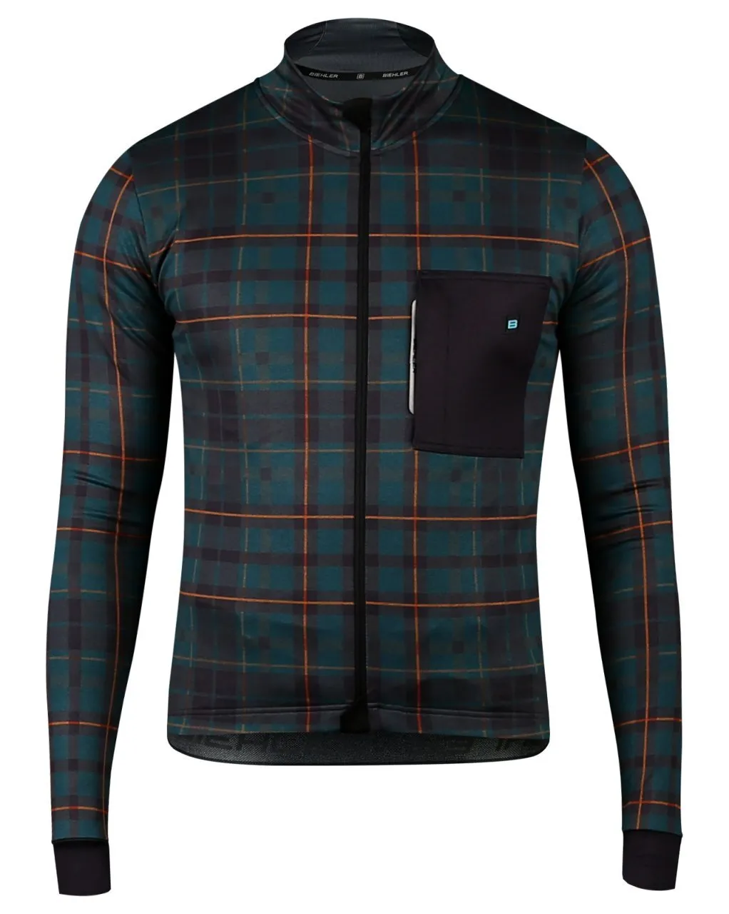 Biehler Gravel Jersey L/S Deep Fiord