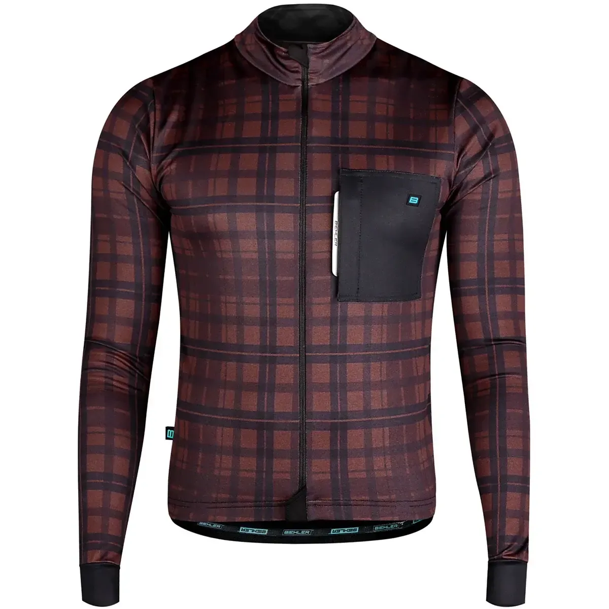 Biehler Gravel Jersey L/S Rose Brown