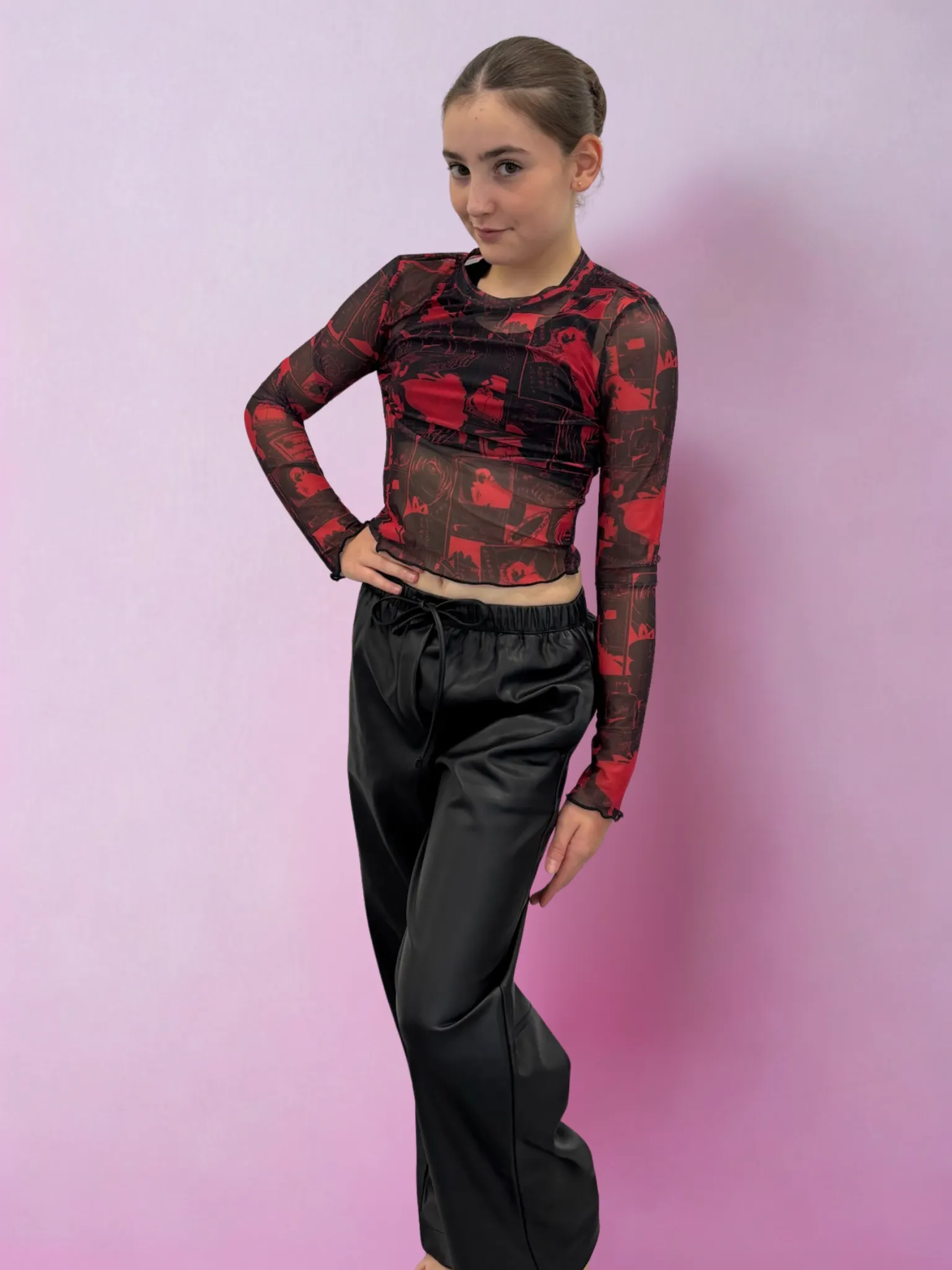 Patterned Mesh Top