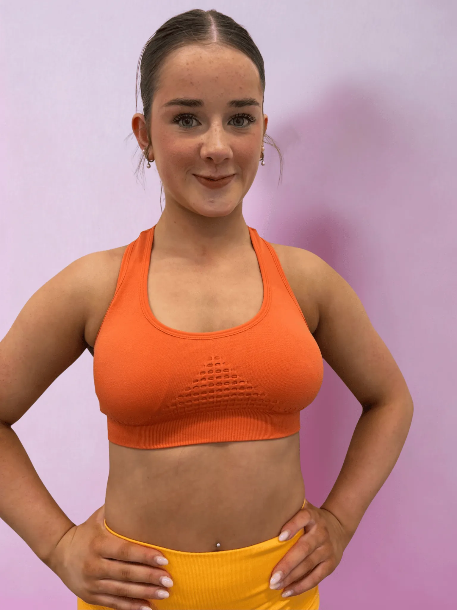 Orange Crop Top 