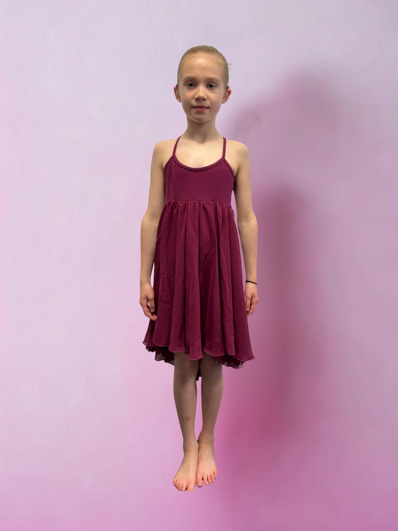Lyrical Dress - Burgundy