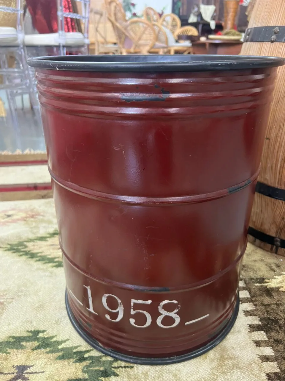 Metal Drum Barrel 1958