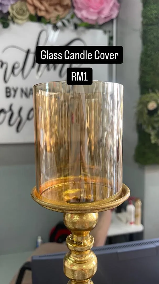 Glass Candle Cover