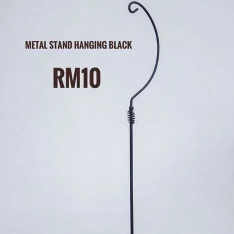 (CYB) Metal Stand Hanging Black