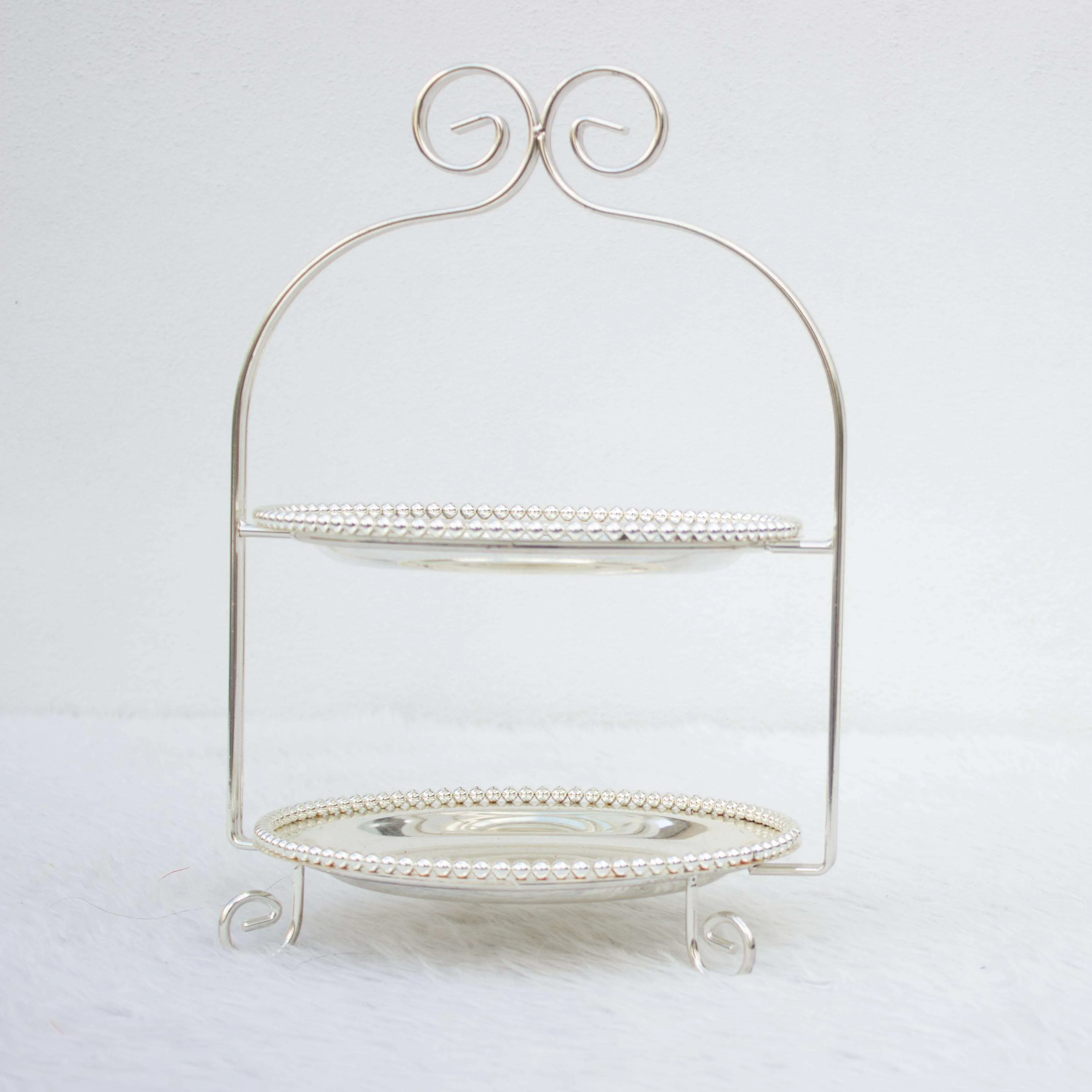 (CYB) Royal 2 Tier Dessert Plate