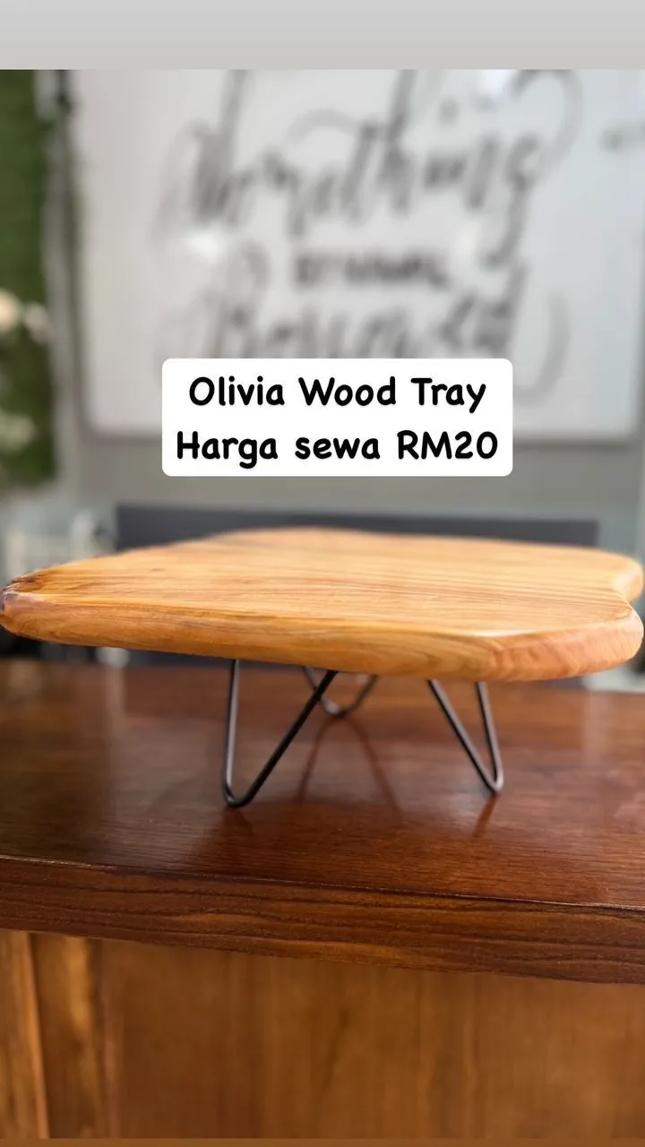 Olivia Wood Tray