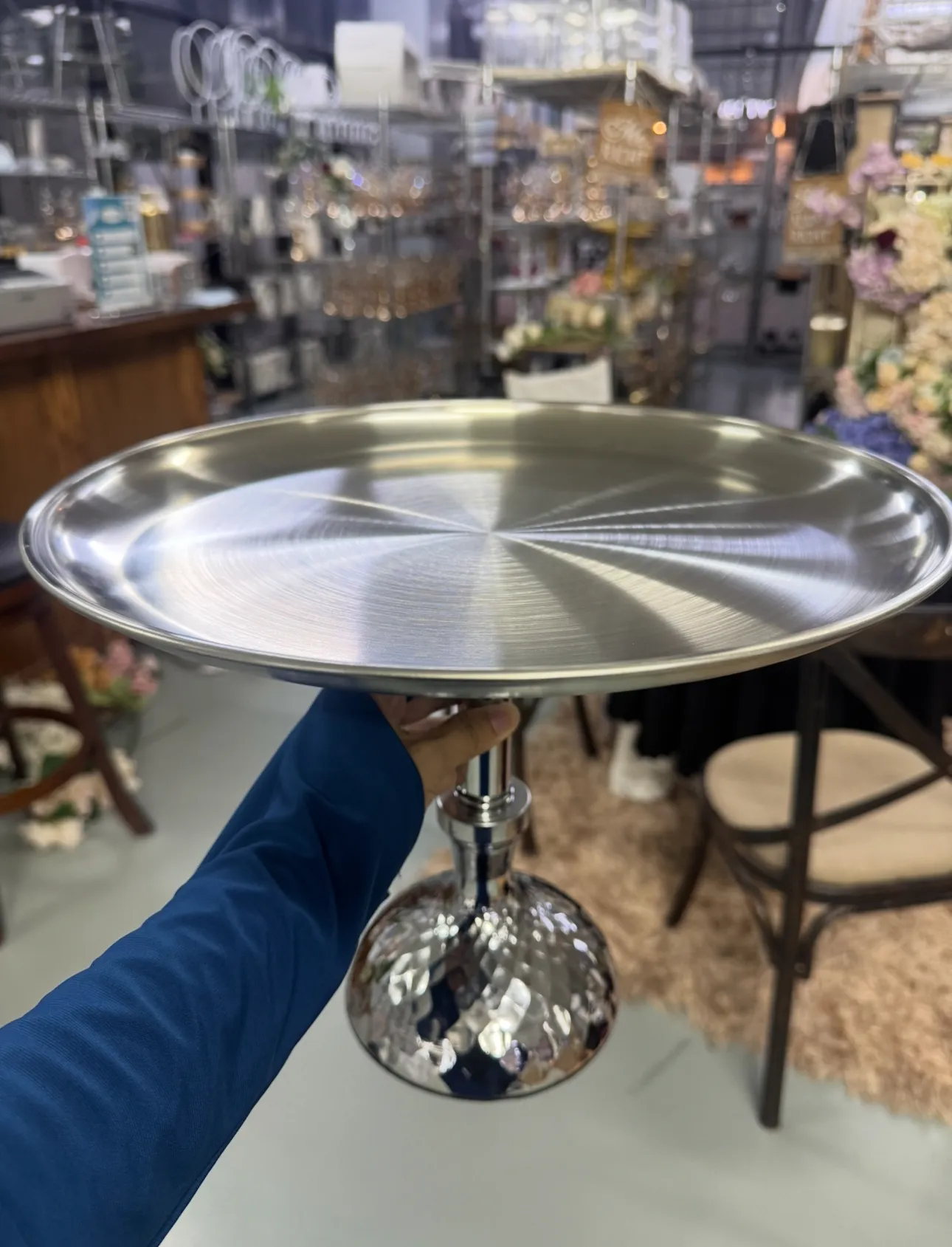 Dulang Silver Tray Maria 35cm 