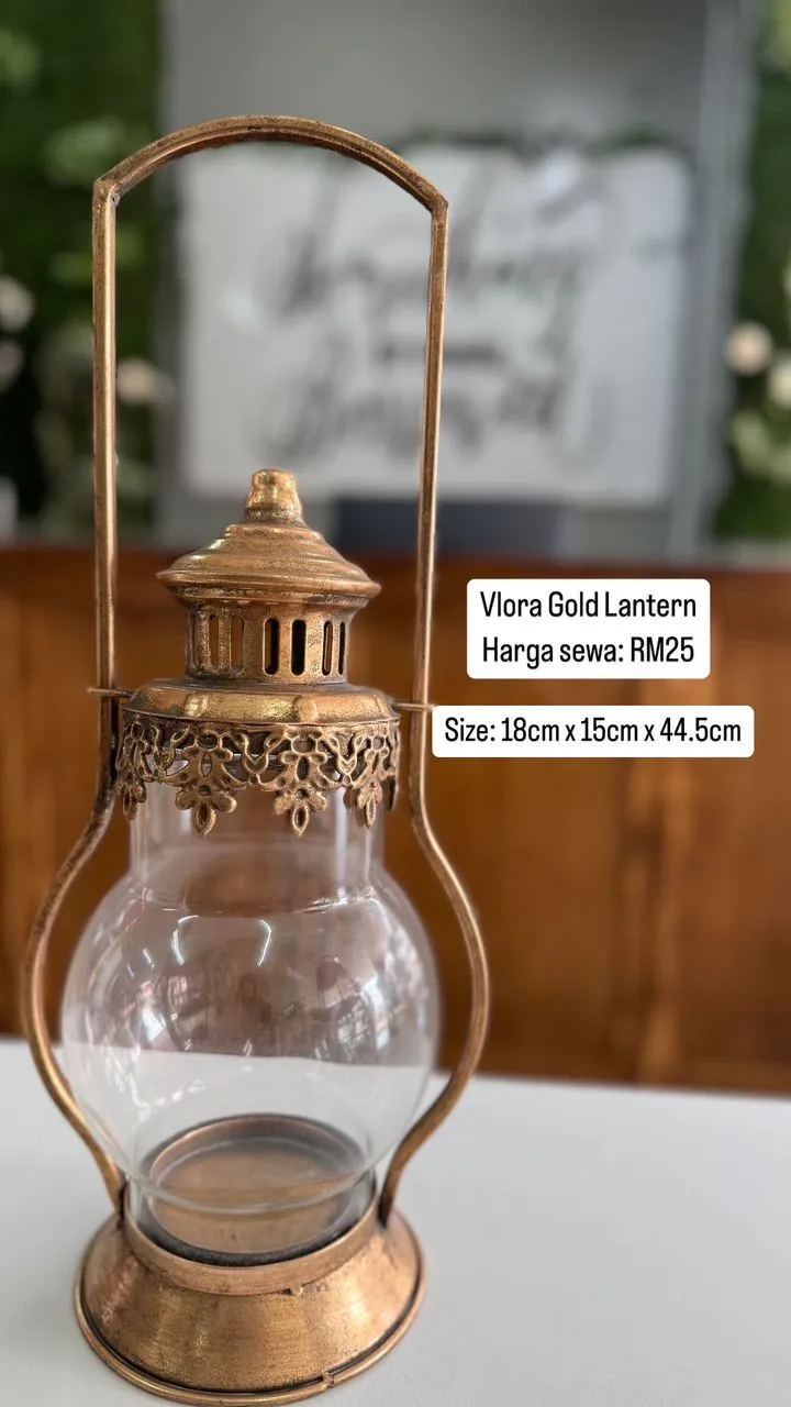 Vlora Gold Lantern 