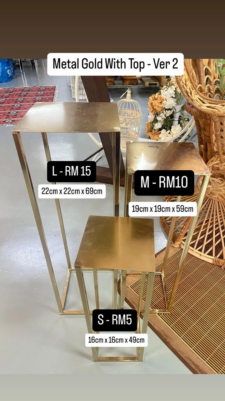 Metal Gold With Top - Ver. 2