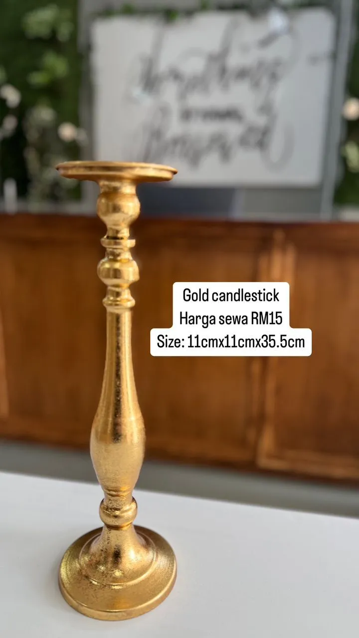 Gold Candlestick 