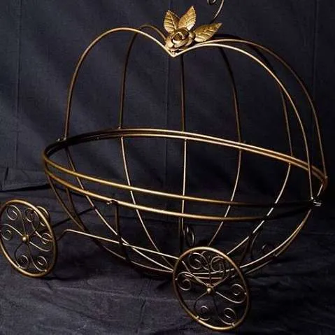 (CYB) NEWBORN/KIDS Props - Pumpkin Carriage Gold