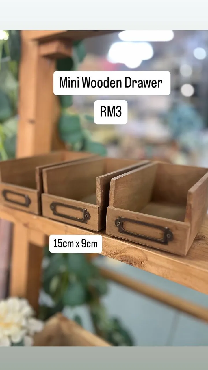 Mini Wooden Drawer