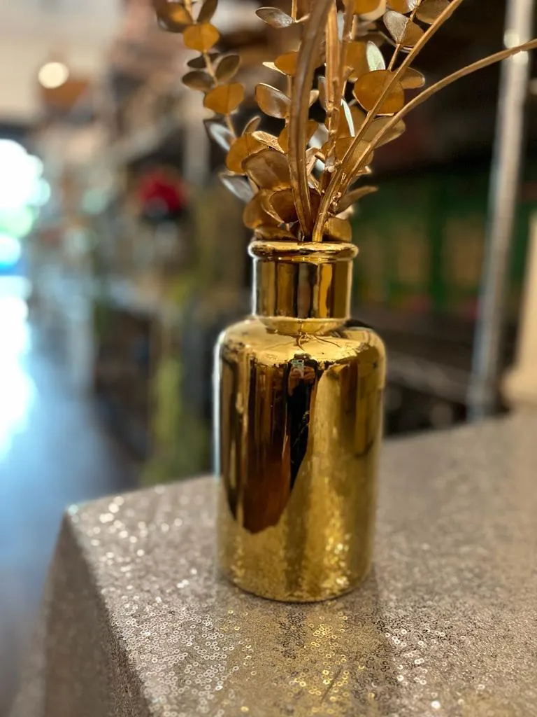 Ceramic Vase Gold