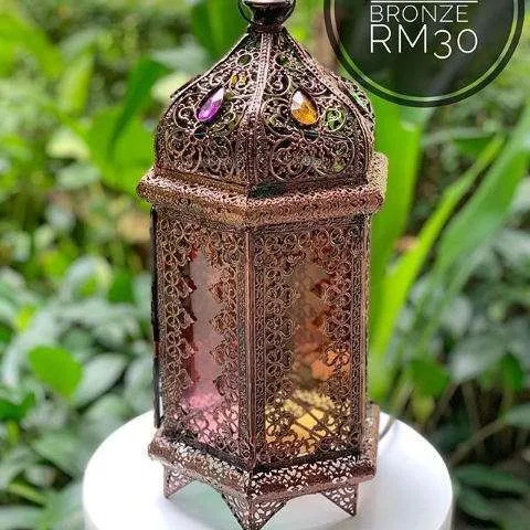 (CYB) Moroccan Light Bulb Bronze