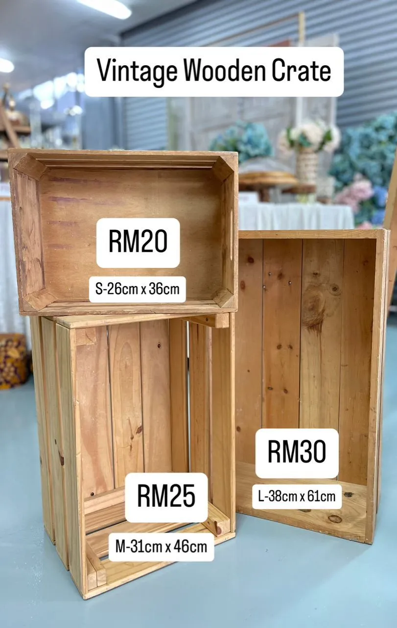 Vintage Wooden Crate