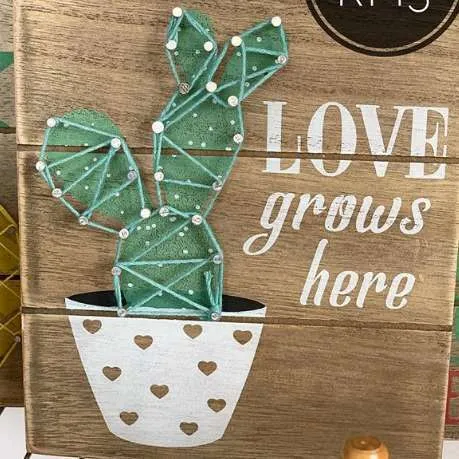 Wooden Frame (Cactus)