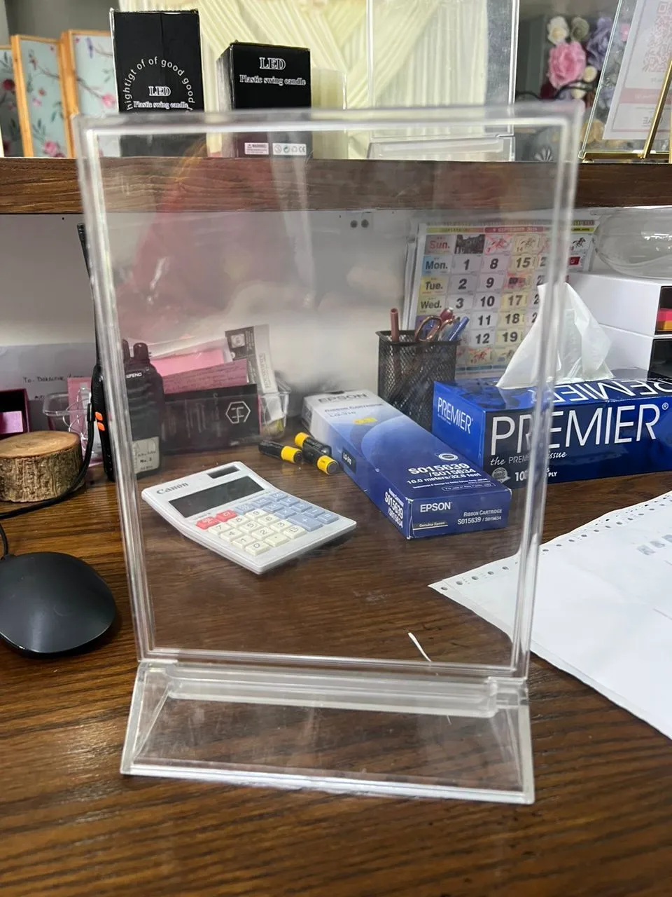 Large Acrylic Card Holder
