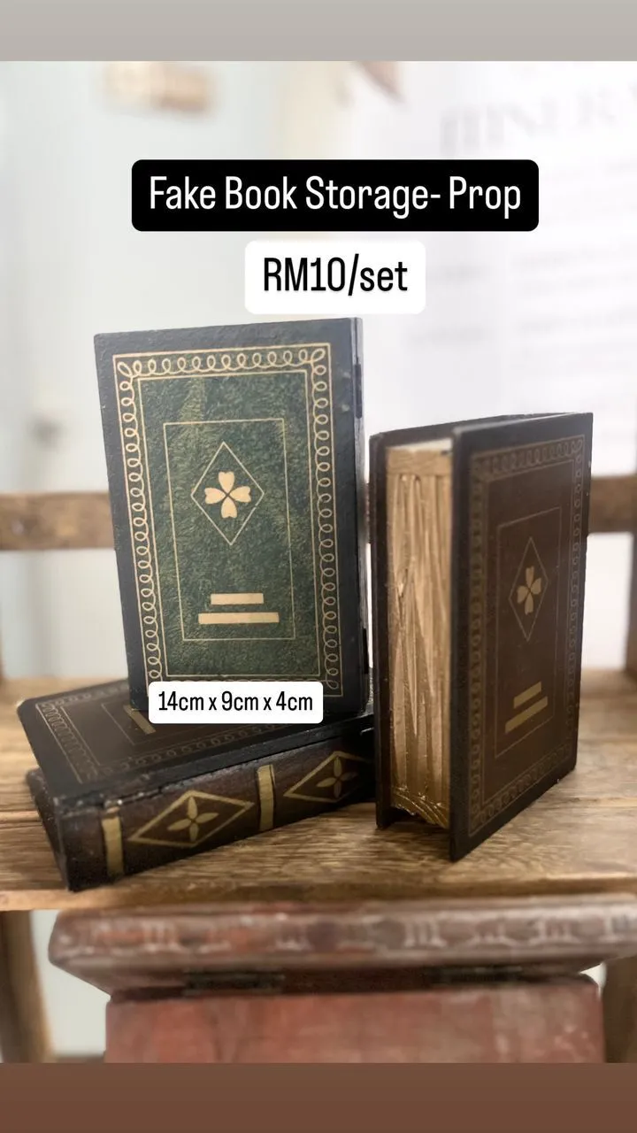 Fake Book Storage (Set) - Prop