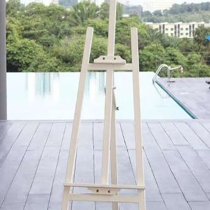 (CYB) Wooden Easel White