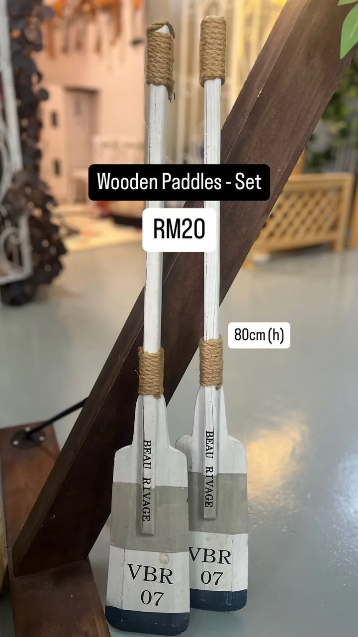 Wooden Paddles - Set
