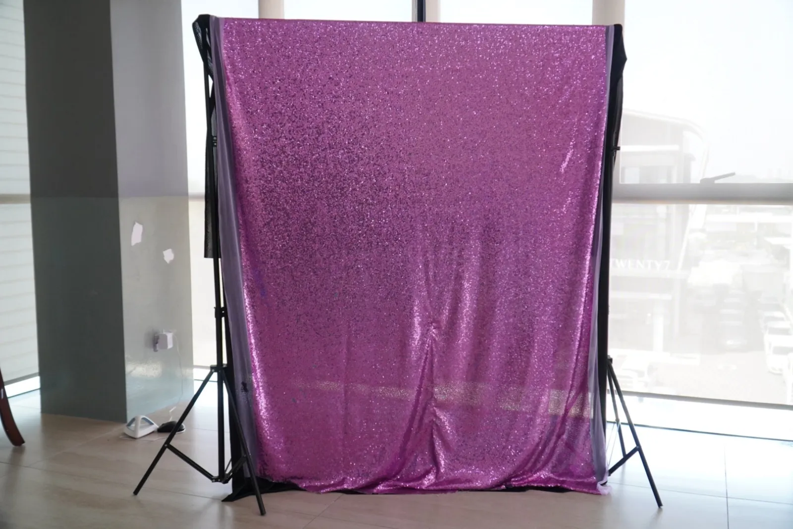Sequin Light Purple 4 mtr