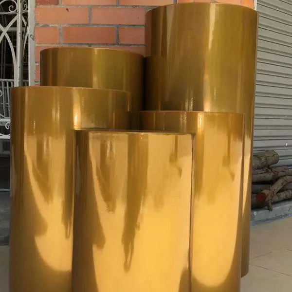 (CYB) Gold Cylinder Box 