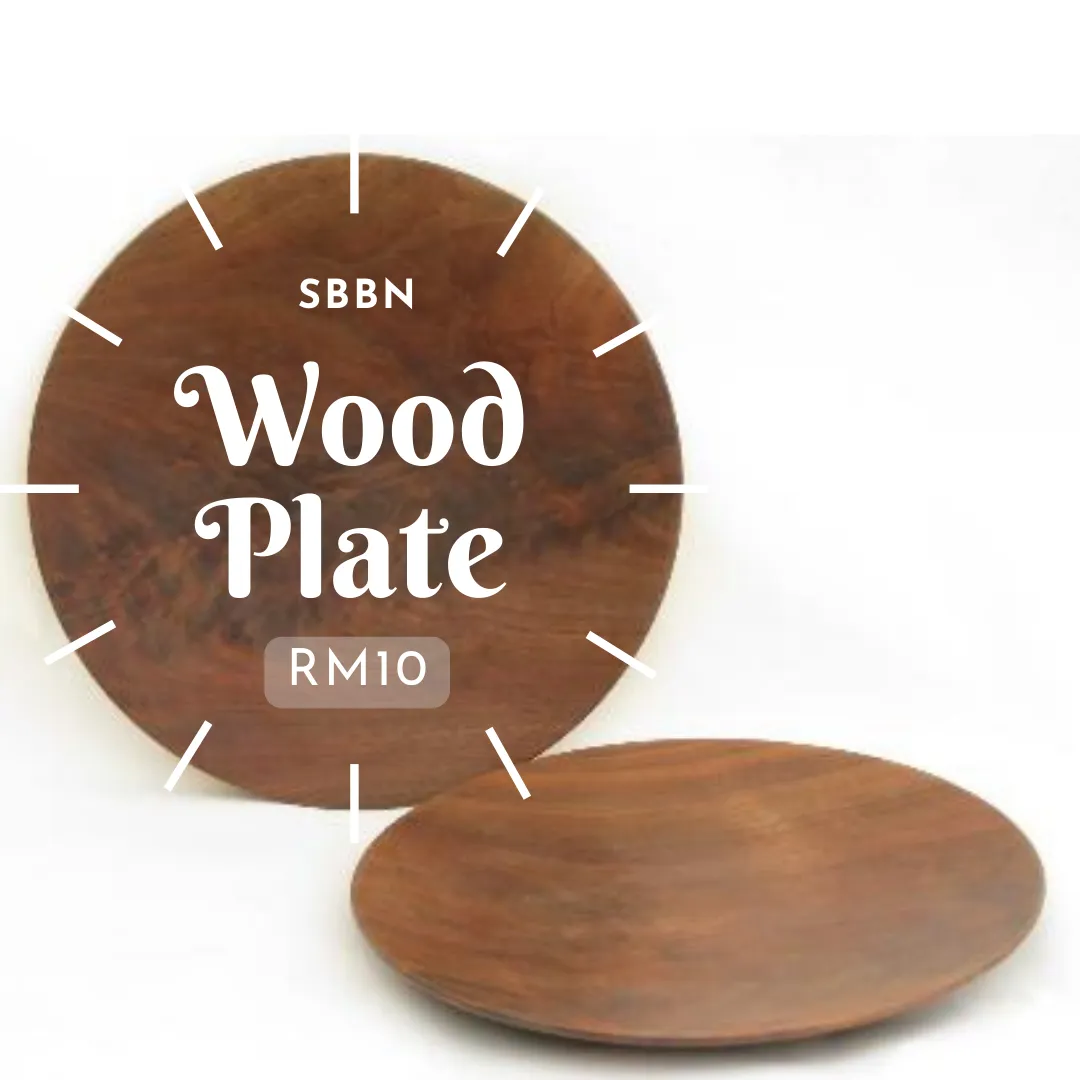 (CYB) Wood Plate