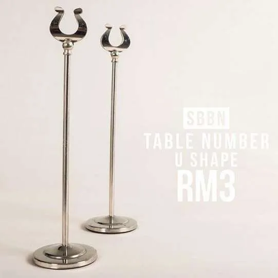 (CYB) Table Number U shape