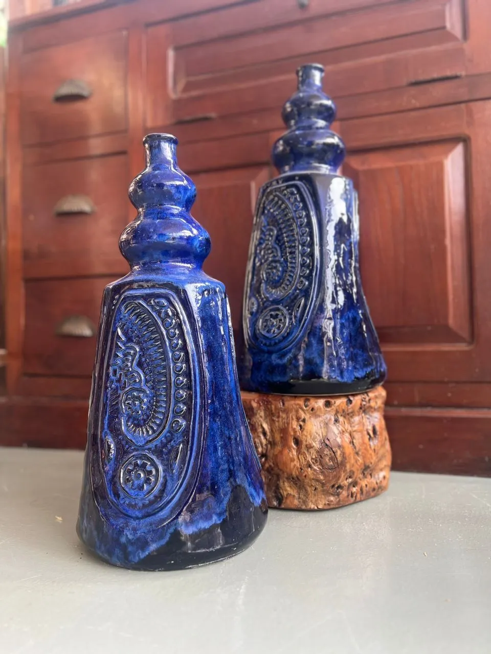 Blue Ceramic Vase