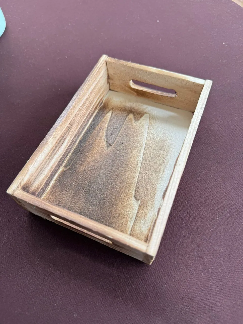 small wooden box