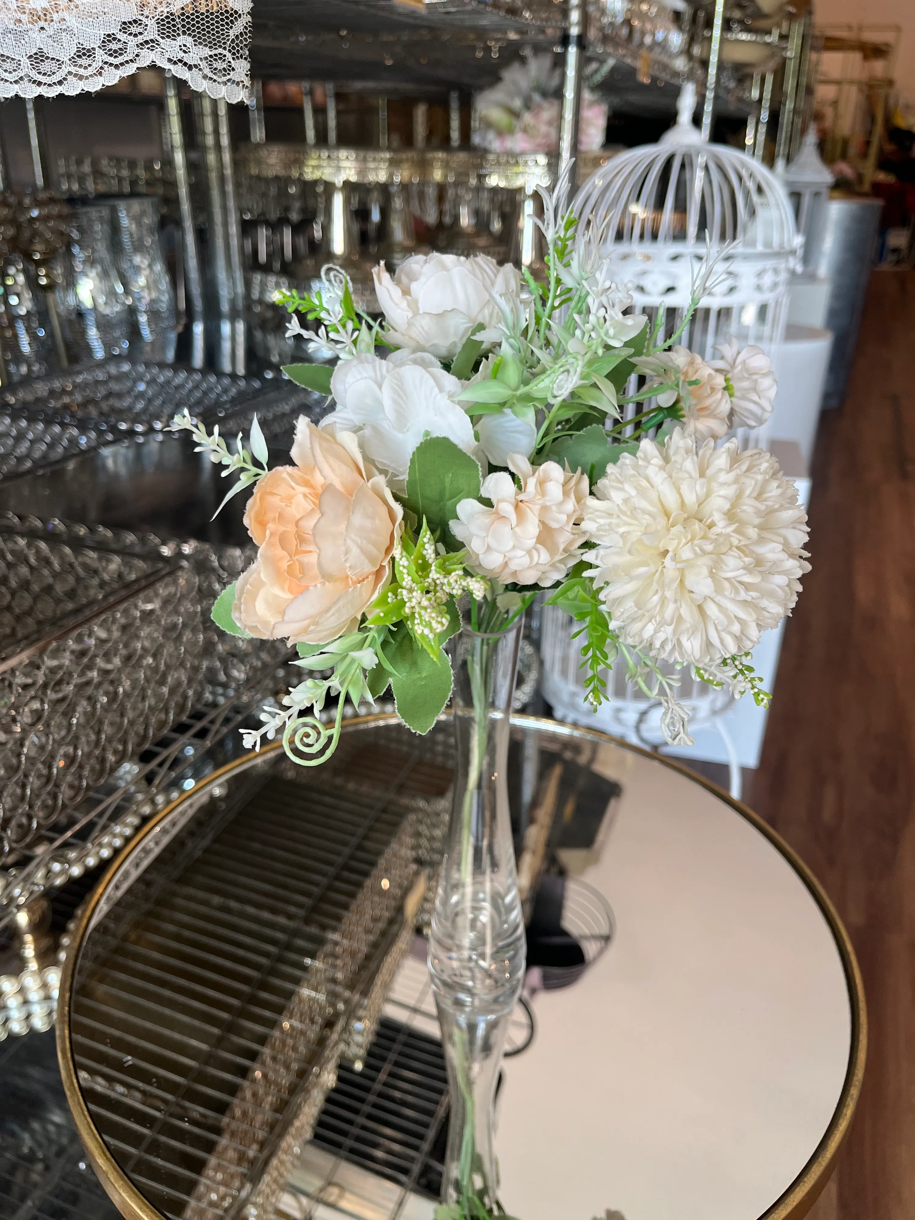 (CYB) Peony Bouquet White