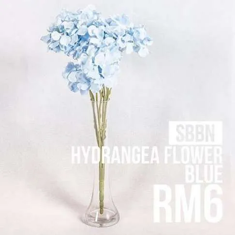 (CYB) Flower Hydrangea - Light Blue (New)